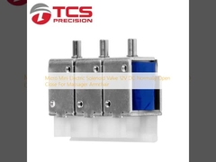 Micro mini válvula de solenoide elétrica 12V DC normalmente aberto fechado para massagista cadeira